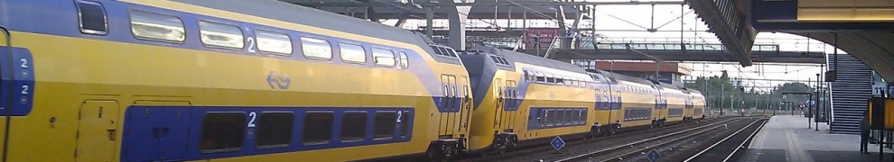 Some train at the Rotterdam Station. I spent lots of time in these the past week.