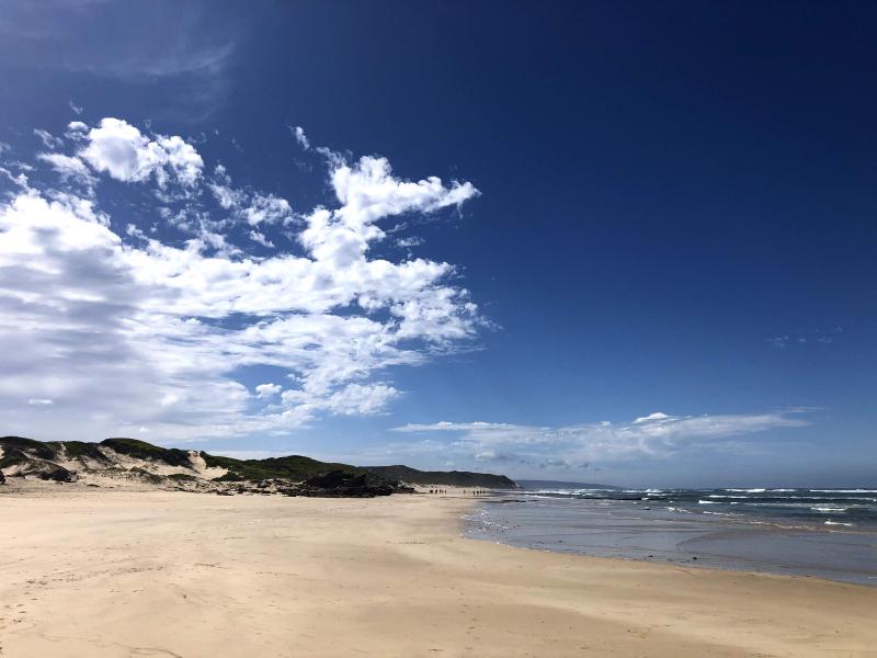 Figure 1: A photo taken on the beach in Stilbaai on March 24, 2020.