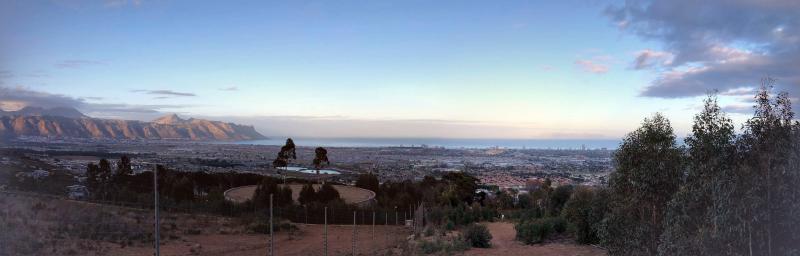 Figure 1: Photo from a walk with the fam jam up the mountain a little while out from our backyard, all within the sanctioned exercise hours between 6 and 9 in the mornings.