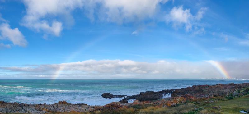 Figure 1: A rainbow over Betty’s Bay, captured by GOU#1.