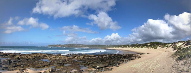 Figure 1: Skulpiesbaai, taken from the halfway-point of a coastal run in Stilbaai.