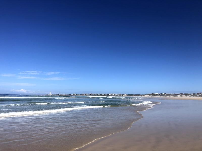 Figure 1: Scene from an unexpected and sublime run on the St Francis beach.