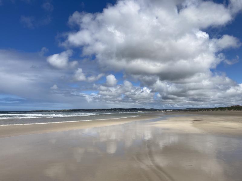 Figure 1: Beach run on Lappiesbaai at low tide is as great as it looks.