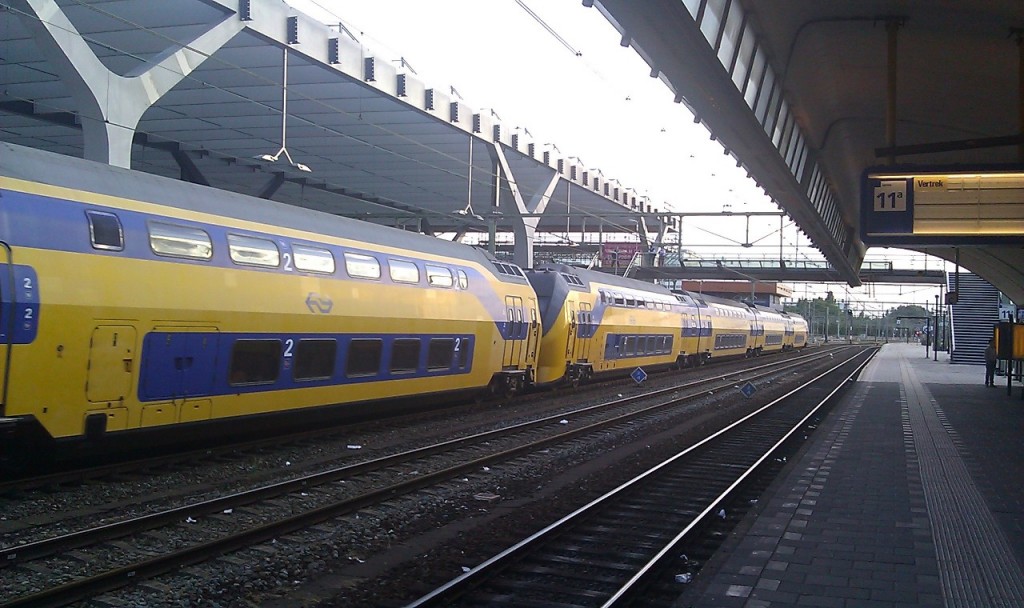 Some train at the Rotterdam Station. I spent lots of time in these the past week.