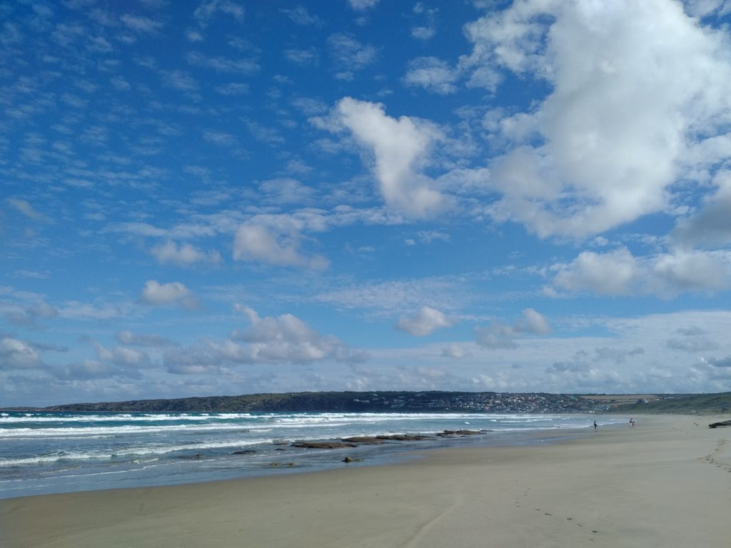 Boggomsbaai beach. Vleesbaai in the distance. This is a really lovely run.