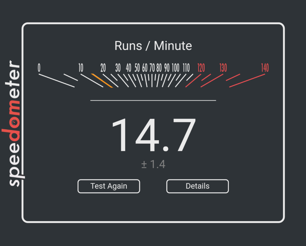 My Snapdragon 808 does a measly 14.7 on browserbench. The iPhone 5s which is a year or two older does more than double that.