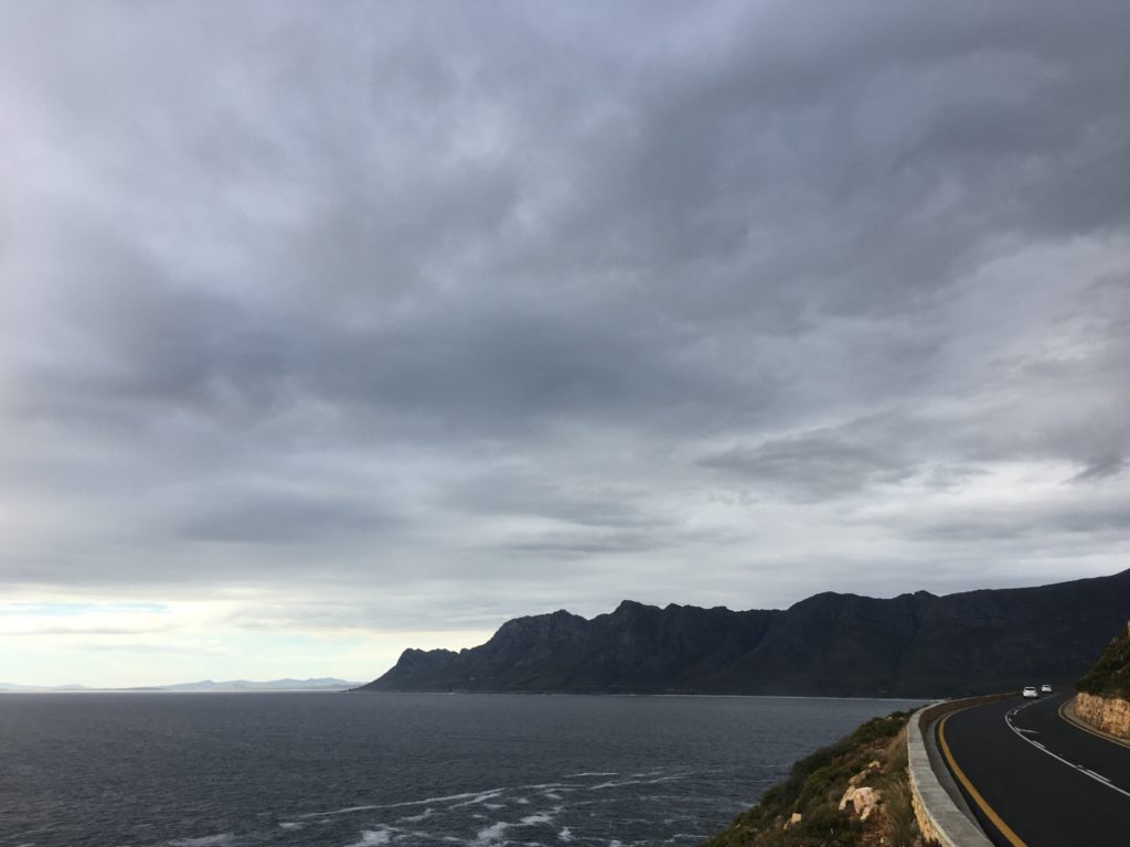 Winter is coming, somewhere on the R44 between Betty’s Bay and Gordon’s Bay.