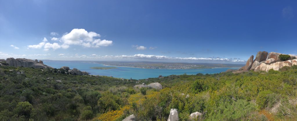 A view from the West Coast National Park on Langebaan with Schaapen Island visible. No, we were never a Dutch colony.